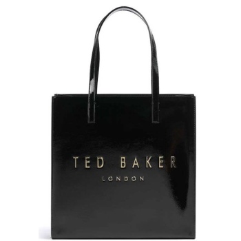 γυναικεία τσάντα ώμου ted baker crinkon 281641 μαύρη σε προσφορά