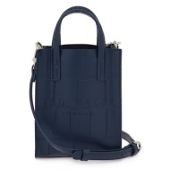 γυναικεία τσάντα χιαστί ted baker gatocon 281632 μπλέ κροκό