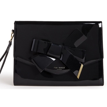 γυναικείος φάκελος ted baker nikkey 254143 μαύρο λουστρίν σε προσφορά