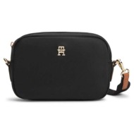 γυναικεία τσάντα χιαστί tommy hilfiger crossbody aw0aw17704-bds μαύρη