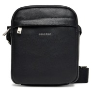 ανδρική τσάντα χιαστί calvin klein lv04d3160g-ub1 μαύρη