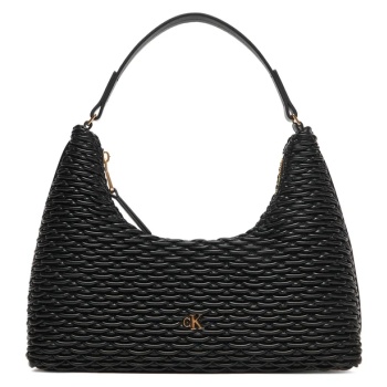 γυναικεία τσάντα ώμου calvin klein lv04f3293g-ub1 μαύρη σε προσφορά