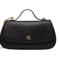 γυναικεία τσάντα χειρός-ώμου calvin klein lv04f3282g-yih μαύρη