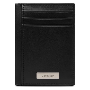 ανδρική δερμάτινη καρτοθήκη calvin klein lv04d1065g-ub1