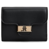 γυναικείο πορτοφόλι tommy hilfiger aw0aw18034-bds μαύρο