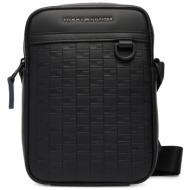 ανδρική τσάντα χιαστί tommy hilfiger am0am14019-bds μαύρη