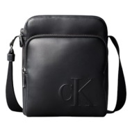 ανδρική τσάντα χιαστί calvin klein lv043368g-ub1 μαύρη