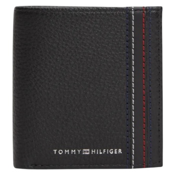 ανδρικό δερμάτινο πορτοφόλι tommy hilfiger am0am14230-bds