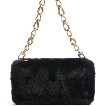 γυναικεία τσάντα ώμου ted baker 281392-black μαύρη γούνα σε προσφορά