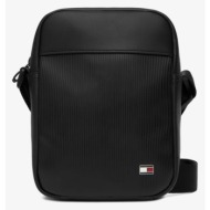 ανδρική τσάντα χιαστί tommy hilfiger am0am14015-bds μαύρη