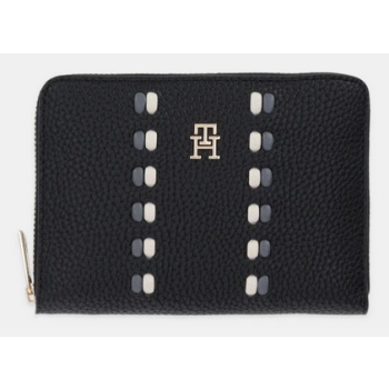 γυναικείο πορτοφόλι tommy hilfiger aw0aw18132-bds μαύρο