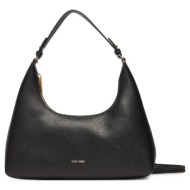 γυναικεία τσάντα χειρός/ώμου calvin klein lv04f3272g-332 μαύρη