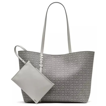 γυναικεία τσάντα χειρός dkny avril tote r52a5g54-mmw γκρι