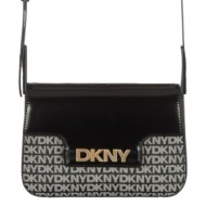 γυναικεία τσάντα χιαστί dkny avril crossbody r52e5j30-xlb μαύρο logo