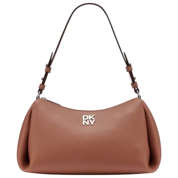 γυναικεία τσάντα ώμου dkny remy r423ae54-fq3 καφέ