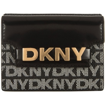 γυναικείο πορτοφόλι καρτών dkny avril r52z5m22-xlb μαύρο