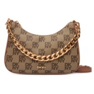 γυναικεία τσάντα χιαστί dkny jenna crossbody r53e6i10-p2z καφέ