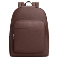 ανδρικό σακίδιο πλάτης tommy hilfiger backpack am0am14137-gb6 καφέ