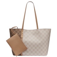 γυναικεία τσάντα dkny avril tote r61a6g54-9c4 capucino combo