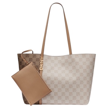 γυναικεία τσάντα dkny avril tote r61a6g54-9c4 capucino combo