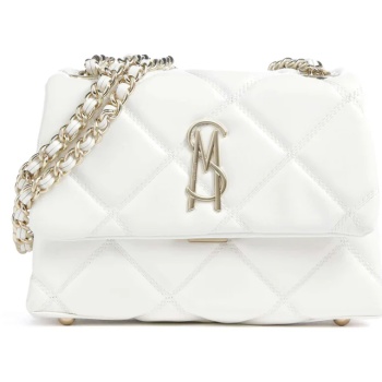 γυναικεία τσάντα ώμου steve madden bvolturi 13001344-wht
