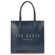γυναικεία τσάντα χειρός ted baker large printed crinkle 282710-navy