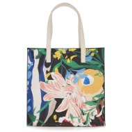 γυναικεία τσάντα ώμου ted baker bouani large icon 284126 floral printed
