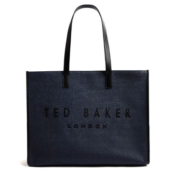 γυναικεία τσάντα ώμου ted baker pallmer raffia large icon