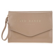 γυναικείος φάκελος ted baker crinkie 283874-stone