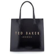 γυναικεία τσάντα ώμου ted baker crinkon large icon 283875-black