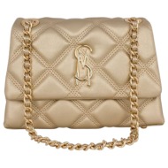 γυναικεία τσάντα ώμου steve madden bvolturi 13001344-gold