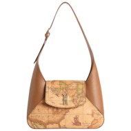 γυναικεία τσάντα ώμου alviero martini llf05h6000970 ταμπά geo map