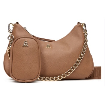 γυναικεία τσάντα ώμου steve madden bsin 13001827-brn καφέ