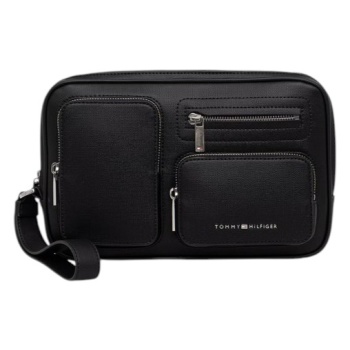 ανδρική τσάντα χειρός tommy hilfiger am0am14482-bds μαύρη σε προσφορά
