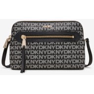 γυναικεία τσάντα χιαστί dkny bryant r42eye17-xlb μαύρο logo μαύρο