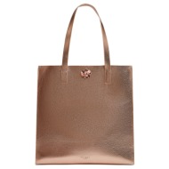 γυναικεία τσάντα ώμου ted baker rosmah 282268-rosegold ροζ χρυσό