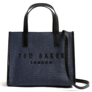 γυναικεία τσάντα ώμου ted baker paolina 284037-navy μπλε
