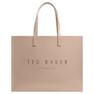 γυναικεία τσαντα ώμου ted baker crikon extra large icon 283872-stone μπεζ