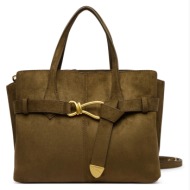 γυναικεία τσάντα χειρός ώμου steve madden bjoplin 13002641-oli olive λαδί