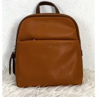 david jones γυναικείο κάμελ mini backpack 62192