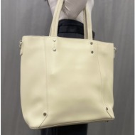 γυναικεία μπεζ μονόχρωμη τσάντα ώμου ckaf99b