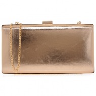 exe bags γυναικεία τσάντα φάκελος clutches 700-202 64202 ρόζ χρυσός στάμπα q6700202991q