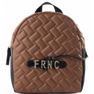 frnc francesco τσάντα γυναικεία πλάτης-backpack 9204moc ταμπά