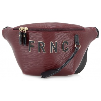 frnc francesco τσάντα γυναικεία μέσης 5540 brd μπορντώ