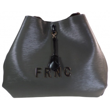 frnc francesco τσάντα γυναικεία ώμου 5538 gr γκρί σε προσφορά
