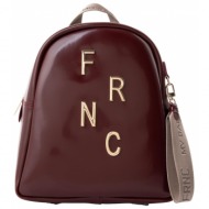 frnc francesco τσάντα γυναικεία πλάτης-backpack 4705 brd μπορντώ