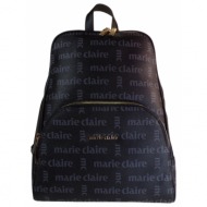 marie claire τσάντα γυναικεία backpack πλάτης mc231102656 μαύρο
