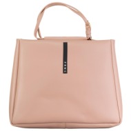 frnc francesco τσάντα γυναικεία ώμου-χειρός 2979 ρόζ δέρμα