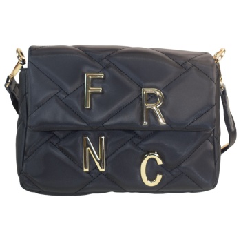 frnc francesco τσάντα γυναικεία ώμου-χιαστί 4802 blk mαύρο