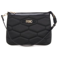 frnc francesco τσάντα γυναικεία ώμου 4923 blk μαύρο